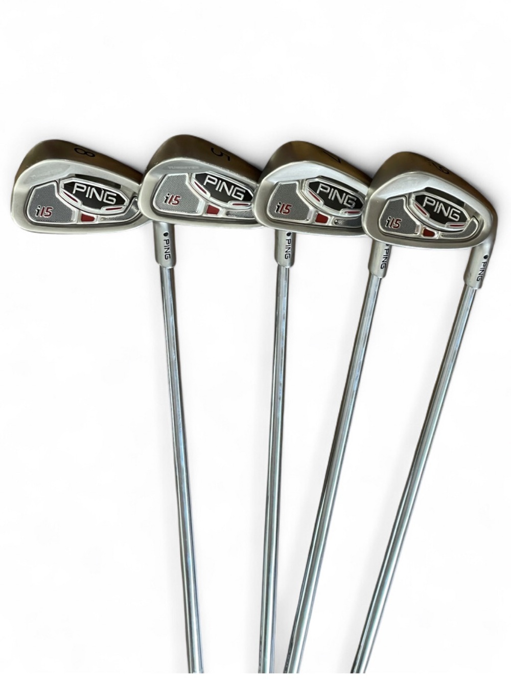 PING i15 Iron Set (5, 7, 8, 9) Project X 5.5 Firm Flex Steel - Black Dot